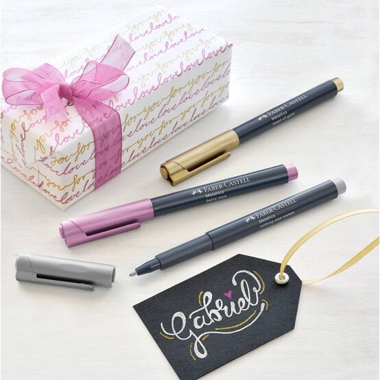 Faber-Castell Metallic Markers 12 Pack image number 5