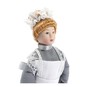 Porcelain Maid in a Grey Dress Doll 16cm image number 3