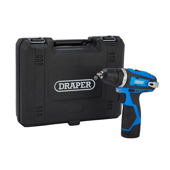 Draper 12V Drill Driver, Battery and Fast Charger Set image number 1