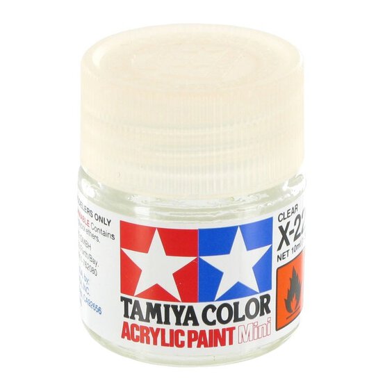 Tamiya Colour Acrylic Paint X-22 Clear 10ml image number 1
