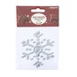 Silver Snowflake Gem Stickers 2 Pack image number 4