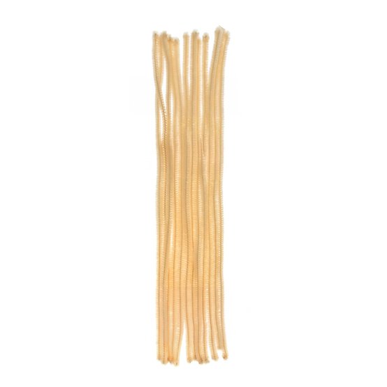 Cream Pipe Cleaners 12 Pack image number 1