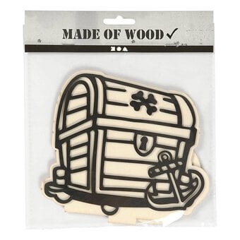 Decorate Your Own Treasure Chest Wooden Shape