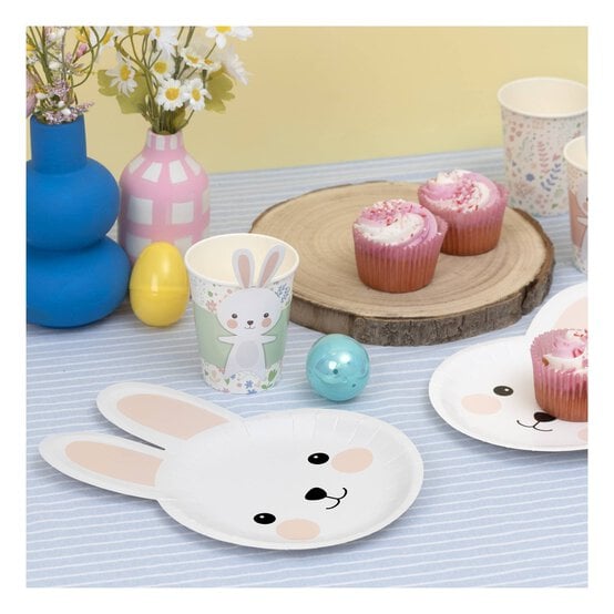 Easter Bunny Paper Plates 8 Pack image number 2