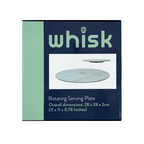 Whisk Glass Rotating Serving Plate 11 Inches image number 5