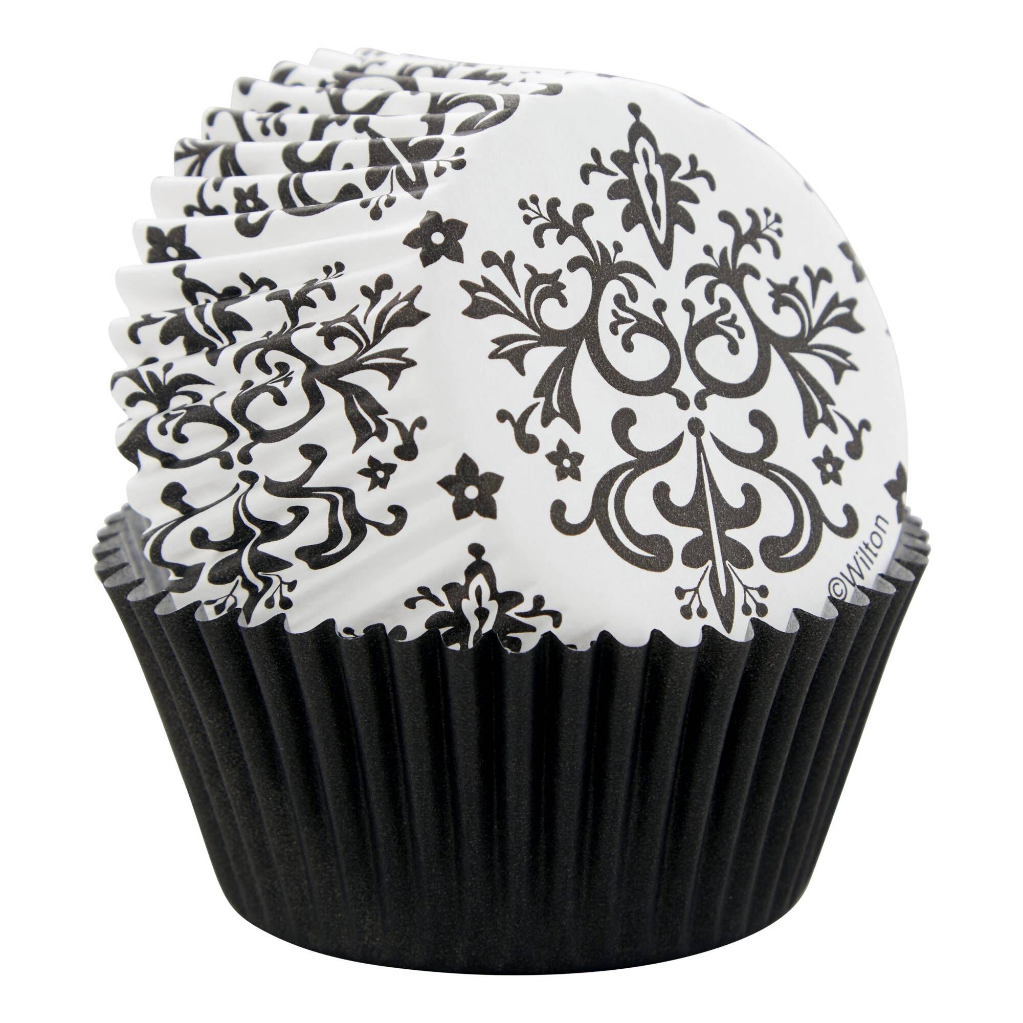Wilton Damask Cupcake Cases 75 Pack Hobbycraft