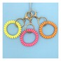 Spiral Wrist Coil Keyrings 3 Pack  image number 2