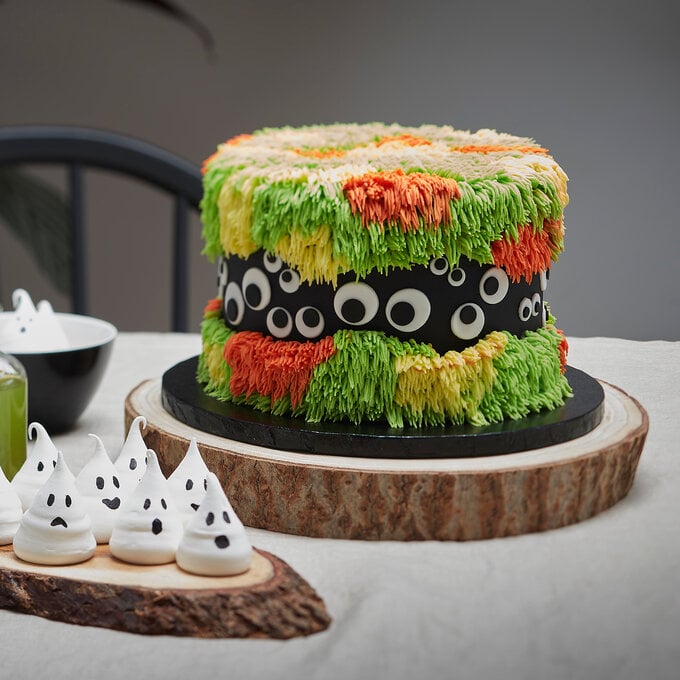 How to Make a Halloween Fault Line Cake image number 1