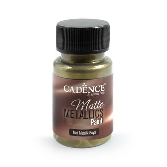Cadence Green Gold Matte Metallic Paint 50ml