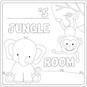 FREE Bedroom Door Sign Colouring In Downloads image number 1