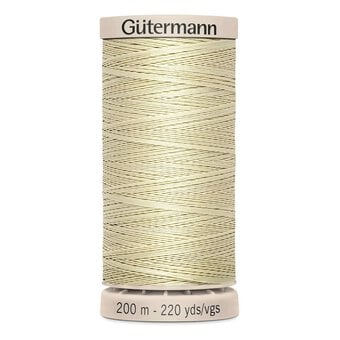 Gutermann Cream Hand Quilting Thread 200m (829)