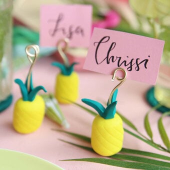 How to Make FIMO Place Name Holders