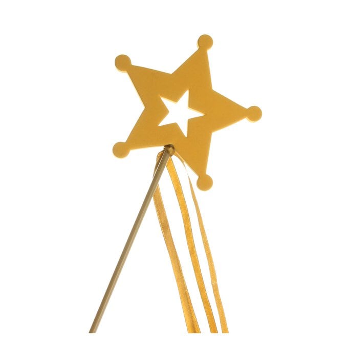 Gold Foam Star Wand image number 1