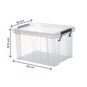 Whitefurze Allstore 5 Litre Clear Storage Box  image number 4