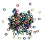 Mixed Metallic Pony Beads 50g image number 1