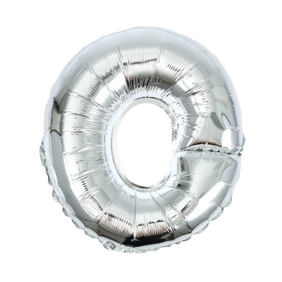 Silver Foil Letter O Balloon image number 1