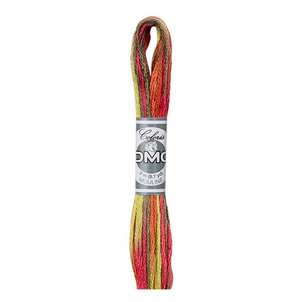 DMC Orange and Yellow Coloris Mouline Cotton Thread 8m (4510) | Hobbycraft