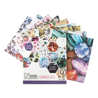 Natural History Museum Gemmology Paper Pad 12 x 12 Inches 50 Pack