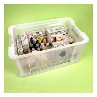 Whitefurze Allstore 54 Litre Clear Storage Box  image number 2