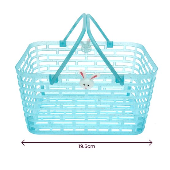 Blue Plastic Basket image number 4