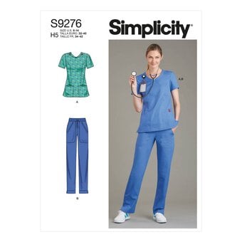 Simplicity Women’s Scrubs Sewing Pattern S9276 (16-24)