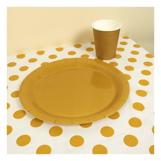 Gold Dot Table Cover 1.4m x 2.7m image number 3