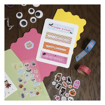 Halloween Sentiment Washi Tapes 2m 4 Pack
