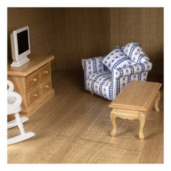 Doll&rsquo;s House Blue Armchair