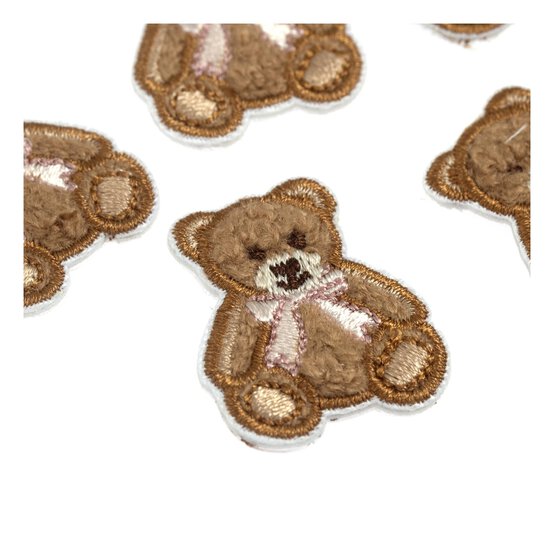 Mini Teddy Bear Iron-On Motifs 10 Pack image number 3