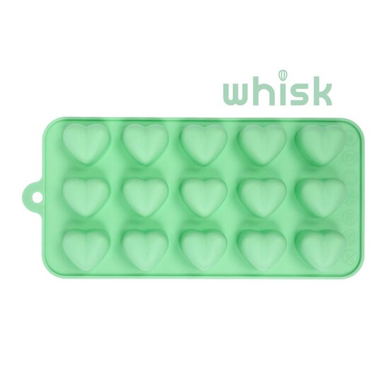 Whisk Heart Silicone Candy Mould 15 Wells image number 1