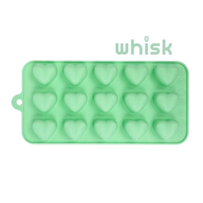Whisk Heart Silicone Candy Mould 15 Wells image number 1