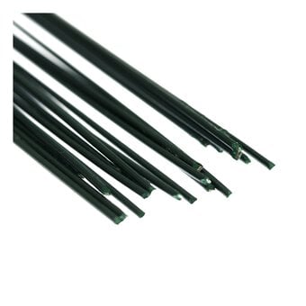 Green Floral Hobby Wire 35cm 25g