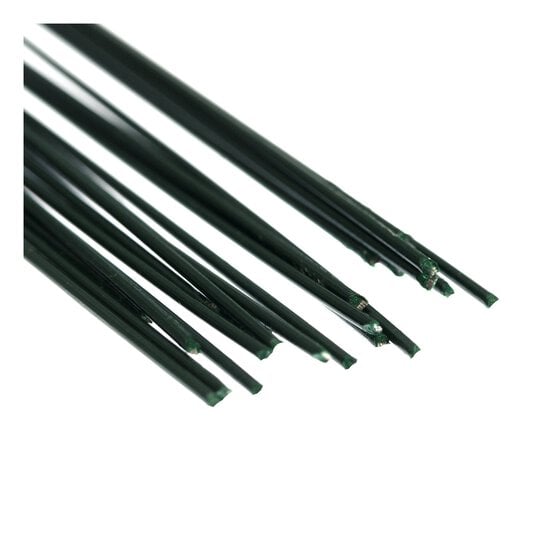 Green Floral Hobby Wire 35cm 25g