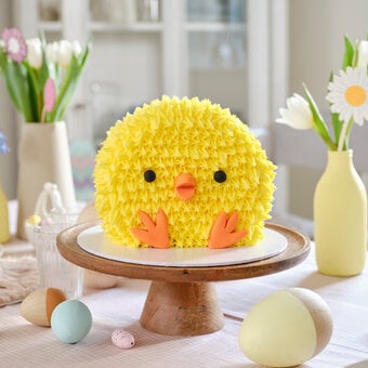 How to Make an Easter Chick Cake