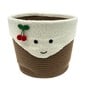 Smiley Christmas Pudding Basket 30cm image number 2