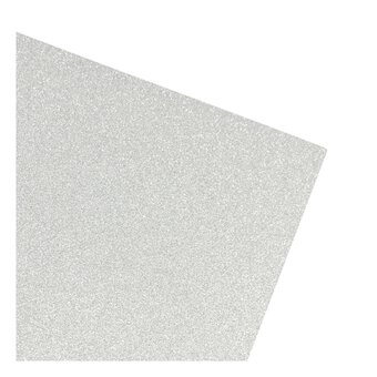 Silver Glitter Card A4 16 Pack