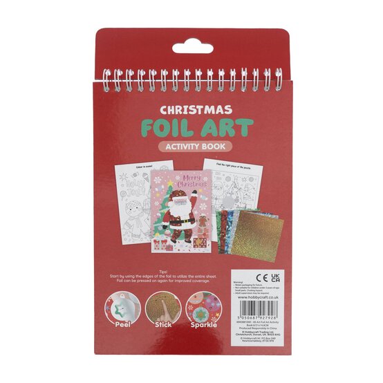Christmas Foil Art Activity Book image number 5