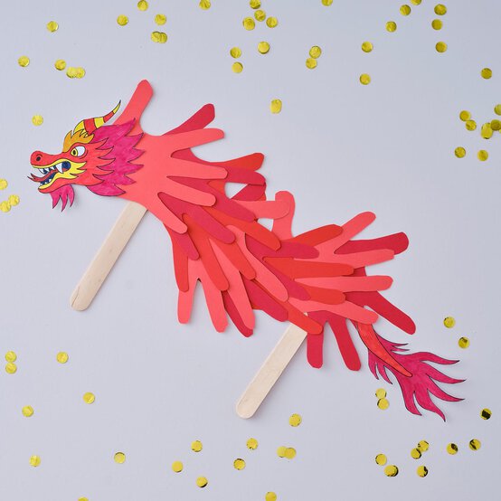 How to Make a Dancing Dragon Puppet image number 1