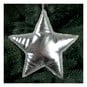 Silver Hanging Star Decoration 11cm image number 1