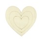 Decorate Your Own Heart Wooden Shapes 9 Pack  image number 4