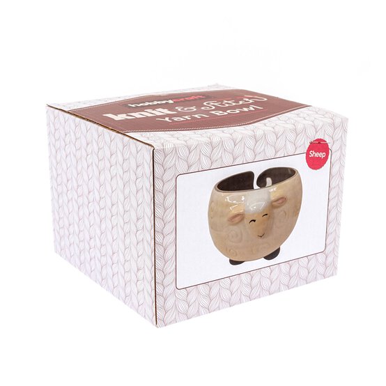 Ceramic Sheep Yarn Bowl 14cm image number 6