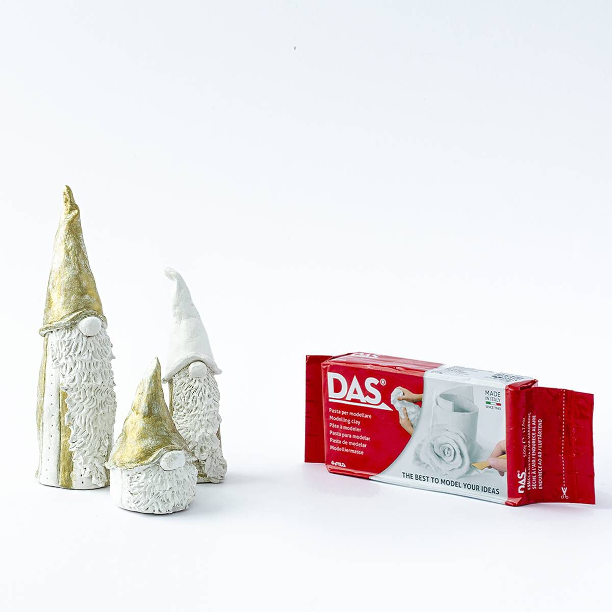 DAS White Air Drying Modelling Clay 500g | Hobbycraft