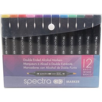 Chartpak Basic Colours Spectra AD Markers 12 Pack image number 4