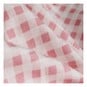 Baby Pink Check Winceyette Polycotton Fabric by the Metre image number 3