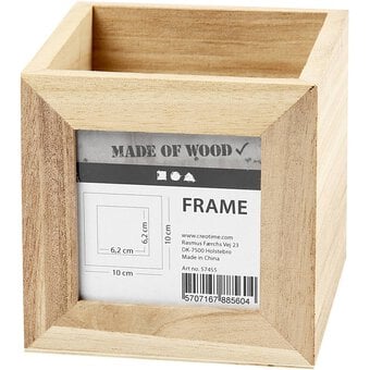 Wooden Pencil Holder with Frame 10cm image number 3