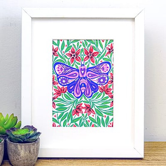 How to Create a Vibrant Repeat Pattern with POSCA image number 1