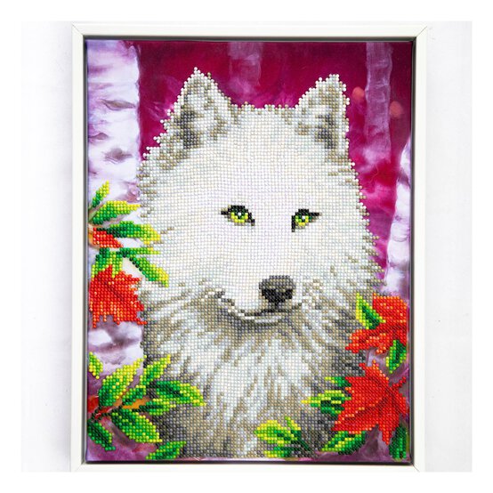 Diamond Dotz White Wolf Kit 27cm x 35cm image number 3