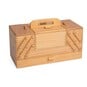 Wooden Cantilever 4 Tier Sewing Box 23cm x 45cm x 32cm image number 1