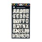 Silver Marble Gem Chipboard Alphabet Stickers image number 4