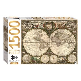Mindbogglers Vintage Map Jigsaw Puzzle 1500 Pieces